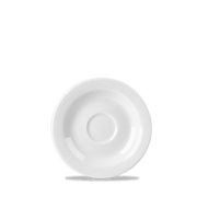 Bamboo White Porcelain Saucer 5"