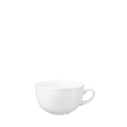 Vellum White Porcelain Cappuccino Cup 12oz - Elegant Dining Essential