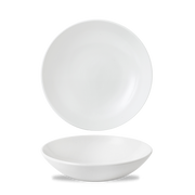 Vellum White Porcelain Evolve Coupe Bowl 7.25" - Premium Dining Experience