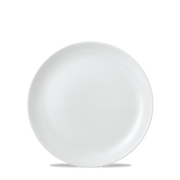 Vellum White Porcelain Evolve Coupe Plate 6.5"