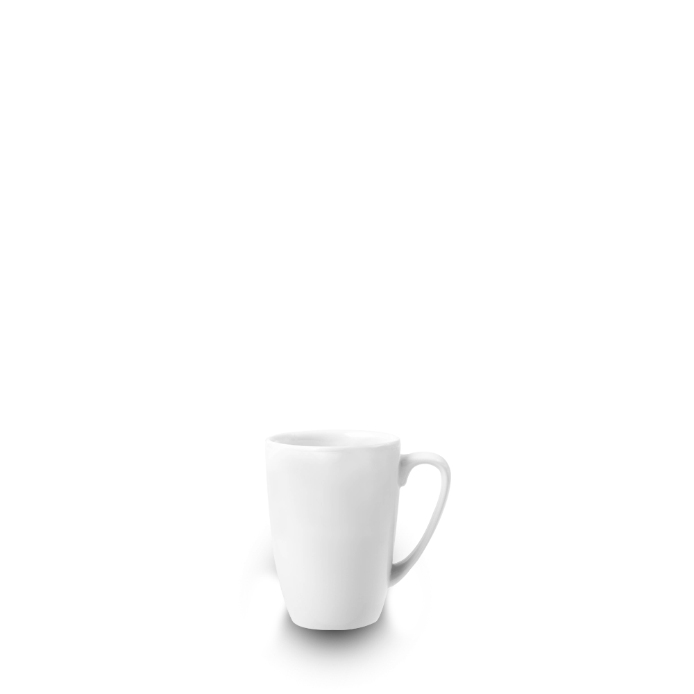 Vellum White Porcelain Profile Mug 12oz - Elevated Dining Experience