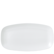 Vellum White Porcelain Chefs Oblong Platter No.4 - Elegant Dining Essential