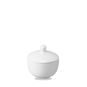 White Porcelain Sandringham Sugar Bowl - 3.5 Inch Elegance