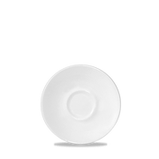 Bit On The Side Porcelain White Ultimo Coupe Saucer 4.75"