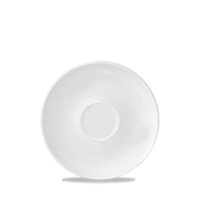 Bit On The Side Porcelain White Ultimo Coupe Saucer Large 6.25"