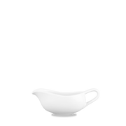 Bit On The Side Porcelain White Mini Sauce Boat 4oz