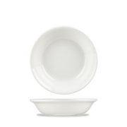 White Porcelain Nova Coupe Soup Bowl 7.25" - Churchill Super Vitrified