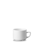 White Holloware Maple Breakfast Cup 10oz - Elegant Beverage Service