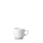 White Holloware Maple Tea Cup 7oz - Pure Elegance for Your Table