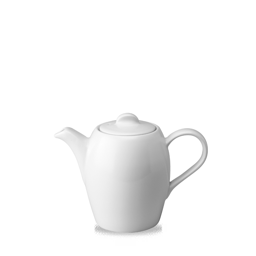 White Holloware Cafe Teapot 12oz - Elegant Beverage Service