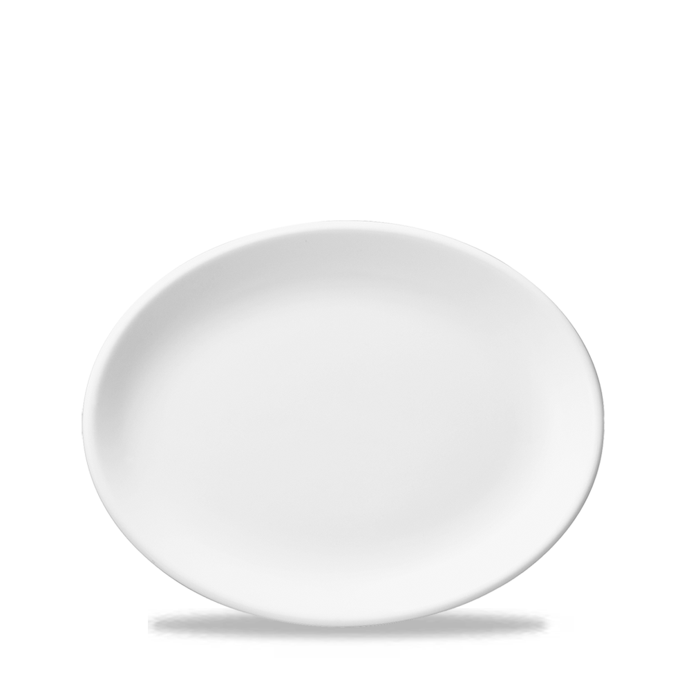 White Porcelain Oval Plate 11" – Churchill Super Vitrified