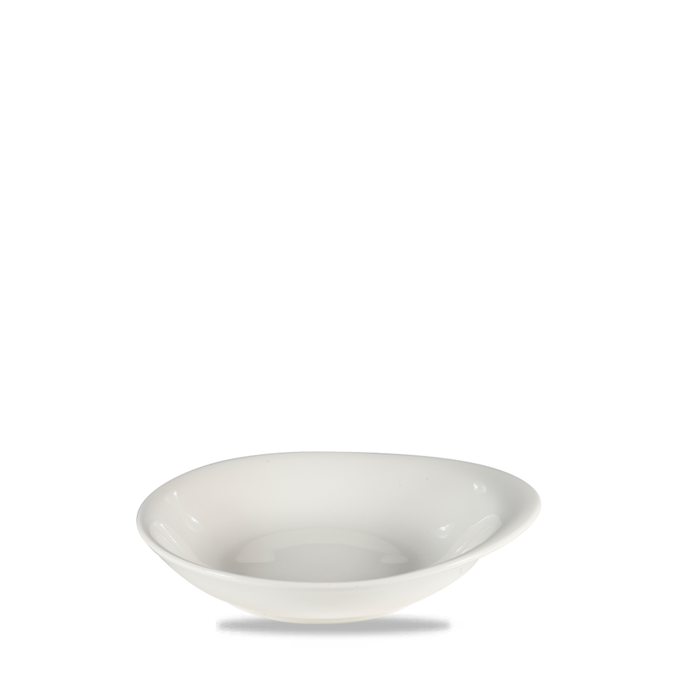 Bit On The Side Porcelain White Round Dish 16 X 14.5cm