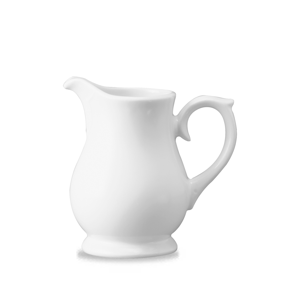 Elegant White Porcelain Sandringham Jug 1Pt for Stylish Serving