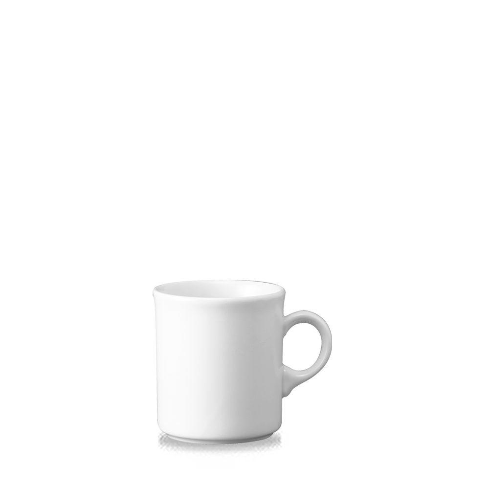 White Holloware Nova Mug 10oz - Elegant Drinkware Solution