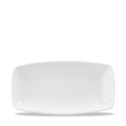 White X Squared Oblong Plate 11.75" - Elegant Dining Essential