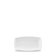 White X Squared Oblong Plate 7 6/8" - Stylish Dining Essential