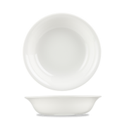 Elegant White Porcelain Serving Bowl - 8.5" Diameter