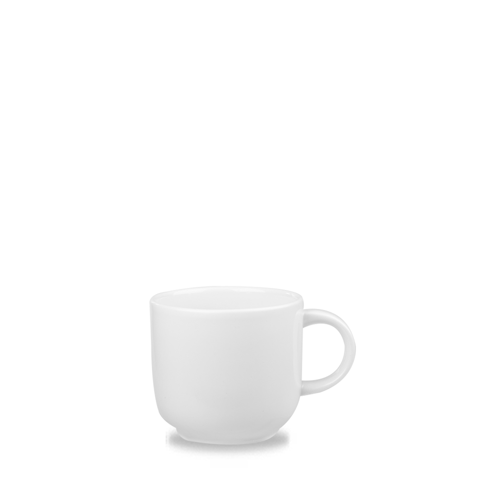 Bit On The Side Porcelain White Bubble Cup 12oz