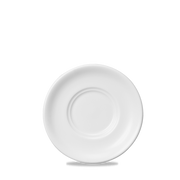 White Porcelain Maple Tea/Breakfast Saucer - 5.87"