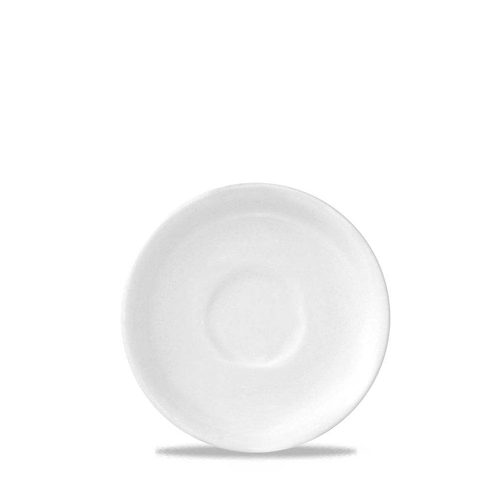 White Holloware Nova Tea Saucer 5.5"