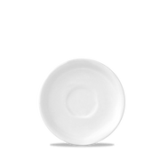 White Holloware Nova Tea Saucer 5.5"