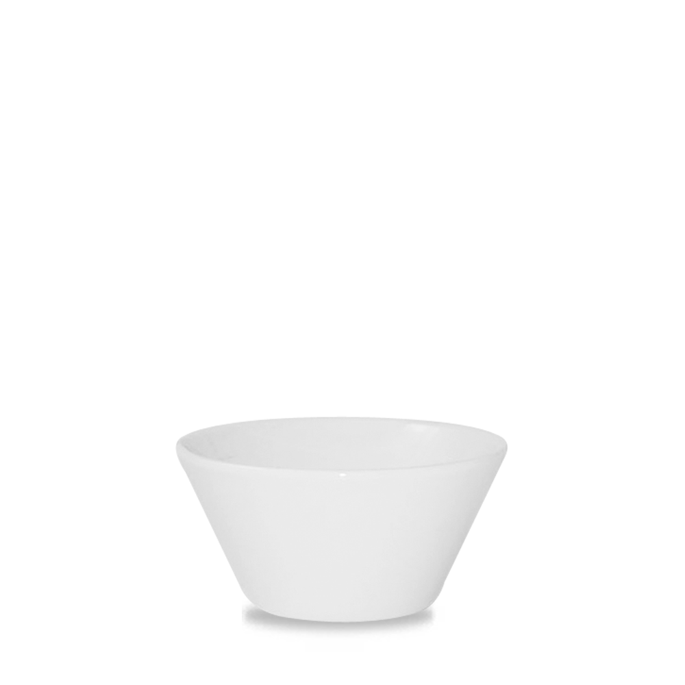 Bit On The Side Porcelain White Zest Snack Bowl 10oz