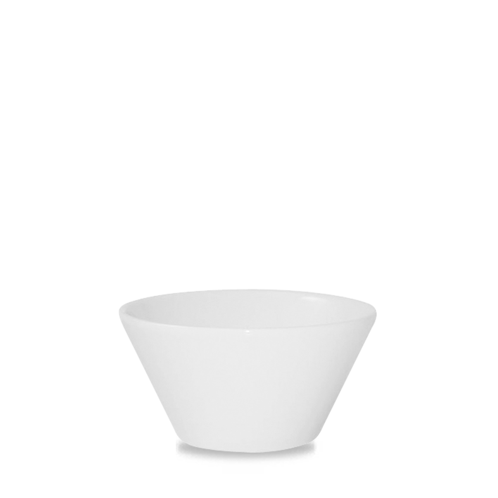 Bit On The Side Porcelain White Zest Snack Bowl 12oz