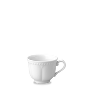 Buckingham White Porcelain Elegant Teacup 8oz