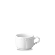 Buckingham White Porcelain Stacking Tea Cup 7.5oz