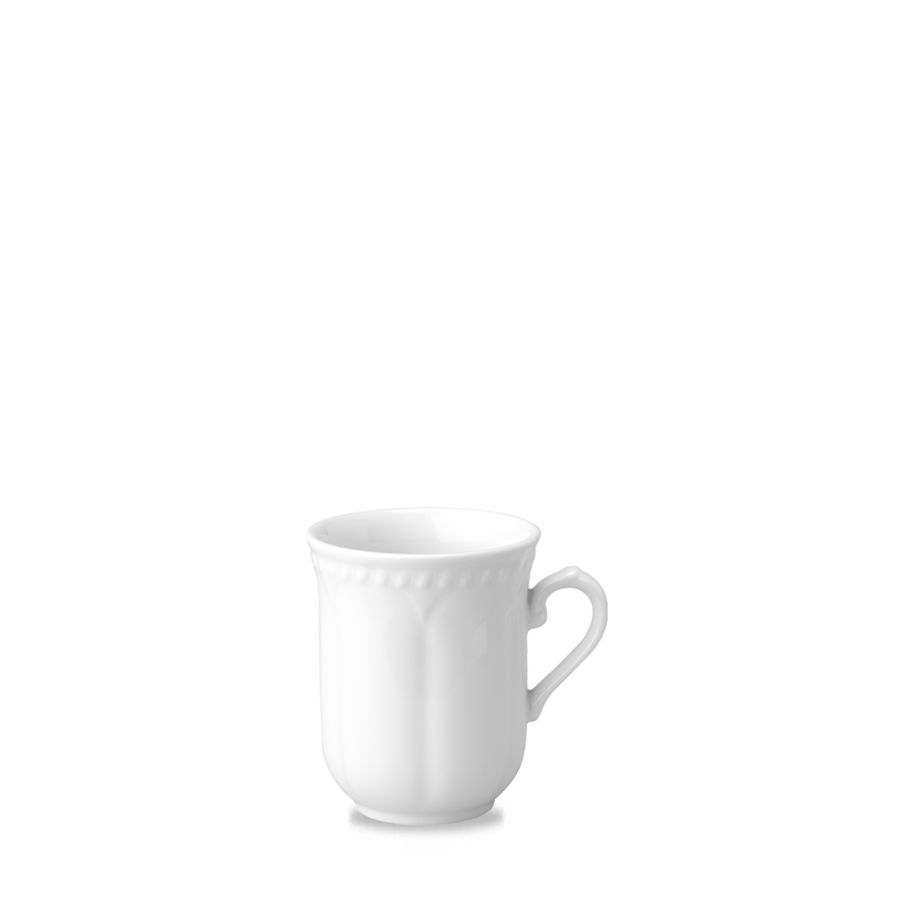 Buckingham White Porcelain Mug 10oz