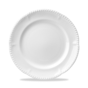 Buckingham White Porcelain Plate 10"