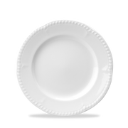 Buckingham White Porcelain Plate 8.5"