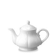 Buckingham White Porcelain Teapot 1Pt