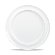 Art De Cuisine Future Care White Flat Base Dinner Plate 10"