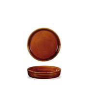 Art De Cuisine Rustic Brown Mezze Dish 5.5"