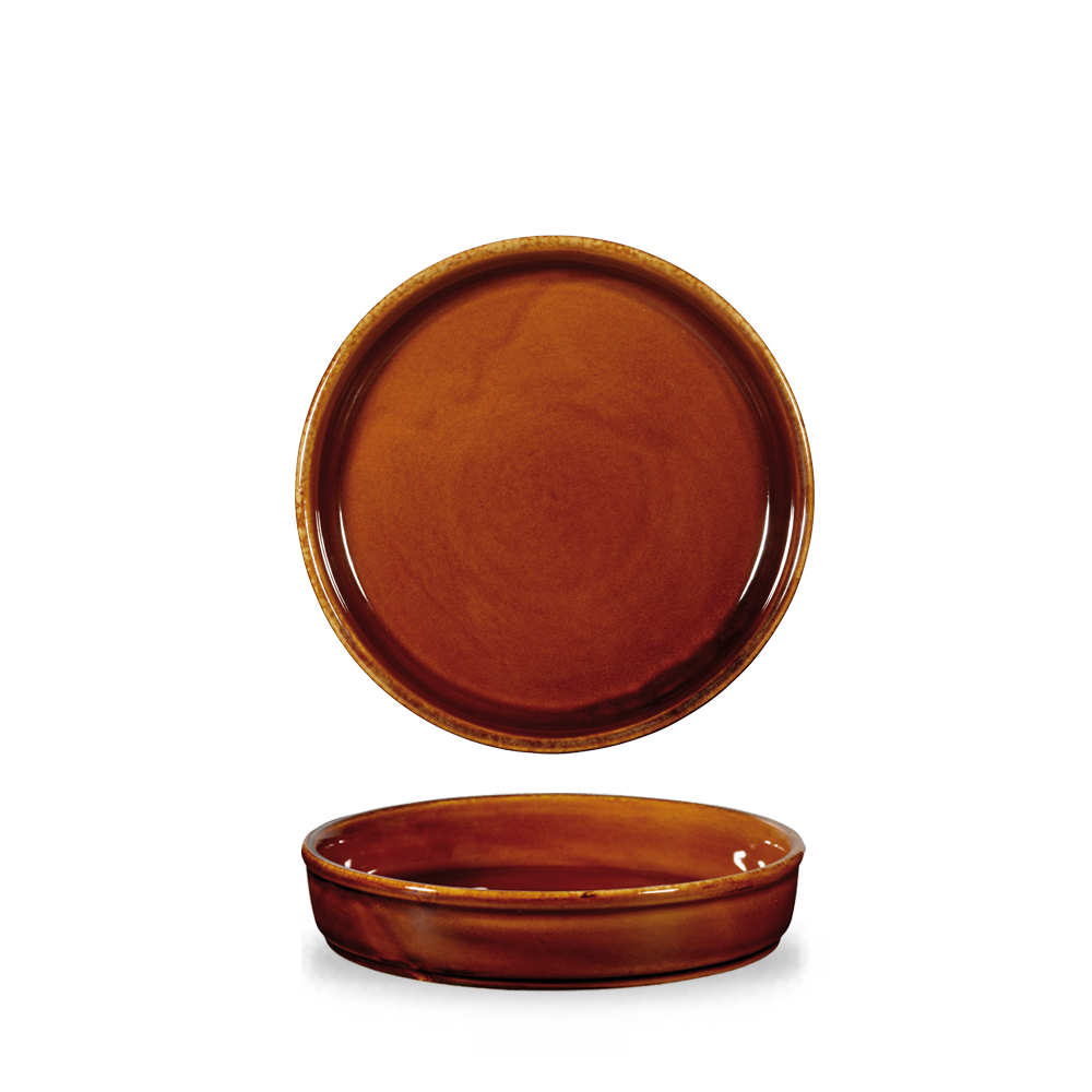 Art De Cuisine Rustic Brown Mezze Dish 20cm