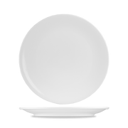 Art De Cuisine Menu White Porcelain Coupe Plate 20.5cm