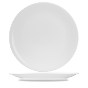 Art De Cuisine Menu White Porcelain Coupe Plate 31cm