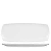 Art De Cuisine Menu White Porcelain Flat Rectangular Plate 14 X 5 1/2"