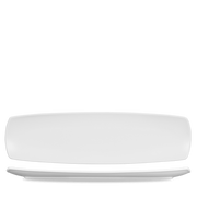 Art De Cuisine Menu White Porcelain Flat Rectangular Plate 14 X 4"