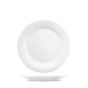 Art De Cuisine Menu White Porcelain Mid Rim Plate 6.75"