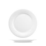 Art De Cuisine Menu White Porcelain Mid Rim Plate 8"