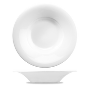 Art De Cuisine Menu White Porcelain Pasta Bowl 12"