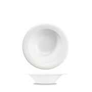 Art De Cuisine Menu White Porcelain Mid Rim Bowl 6.5"