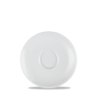 Art De Cuisine Menu White Porcelain Medium Saucer 6"