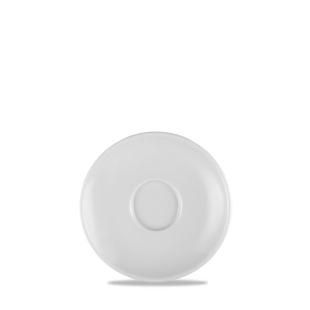 Art De Cuisine Menu White Porcelain Small Saucer 5"