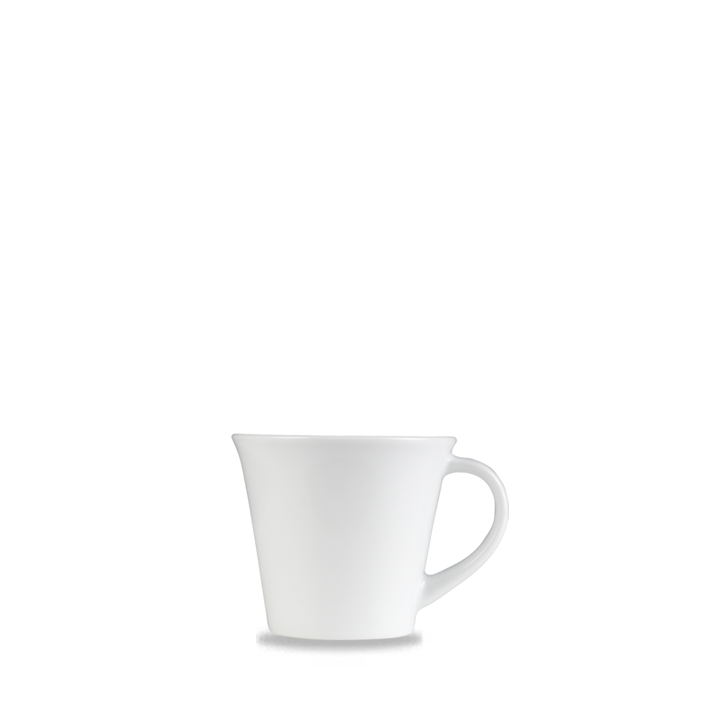 Art De Cuisine Menu White Porcelain Flared Teacup 8oz