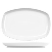 Art De Cuisine Menu White Porcelain Rectangular Plate 9.25"