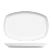 Art De Cuisine Menu White Porcelain Medium Platter 12 1/4 X 8 1/4"