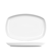 Art De Cuisine Menu White Porcelain Rectangular Plate 9 1/2 X 6 1/4"